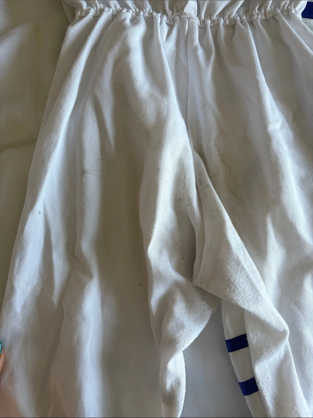 Kids White & Blue Space Costume - 4/5